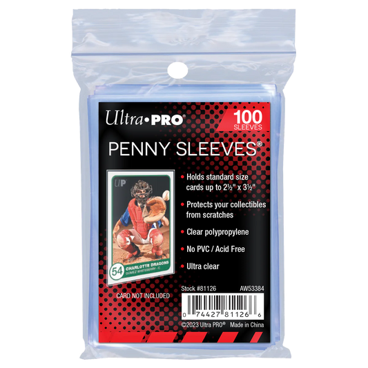 Ultra Pro 軟卡套 (100個) (2.5" X 3.5") - 卡野家 CardNoya